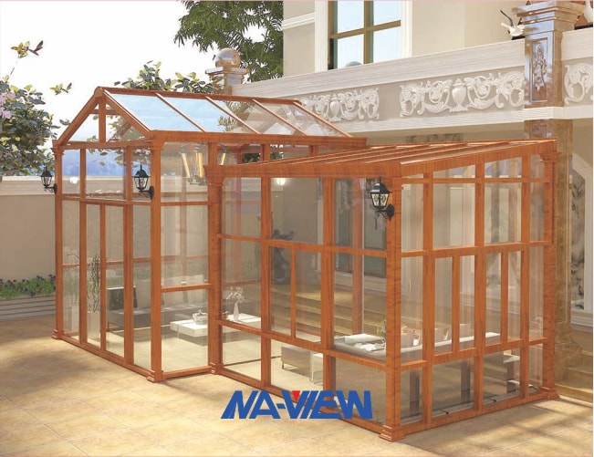 Prefabricated Gable Roof Sunroom Environment Friendly Design 1