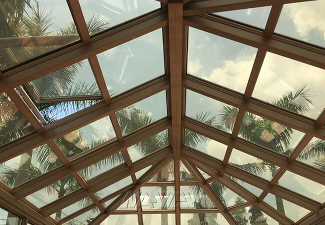 Prefabricated Gable Roof Sunroom Environment Friendly Design 4