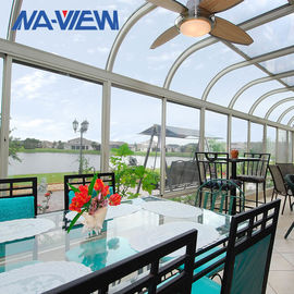 Four Seasons Deck Enclosures Curved Roof Sunroom Steel Frame Sunroom