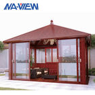 Aluminum Alloy Gable Roof Sunroom Solarium And Conservatory Glass Sunroom Extensions supplier