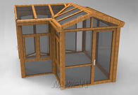 Outdoor Glass Patio Rooms Environment Friendly Exterior Prefab Sunroom Addition supplier