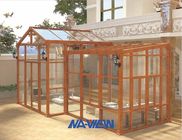 Aluminum Alloy Gable Roof Sunroom Solarium And Conservatory Glass Sunroom Extensions supplier