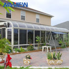 Four Seasons Deck Enclosures Curved Roof Sunroom Steel Frame Sunroom supplier