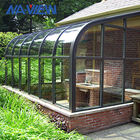 4 Season Patio Enclosure Indoor Prefabricated Aluminum Glass Sunroom supplier