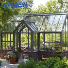 Green Garden Greenhouse Aluminium Small Glass Greenhouse Custom supplier