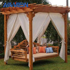 Arched Curved Pergola Patio Canopy Sunbrella Pergola Canopy 12x12 supplier