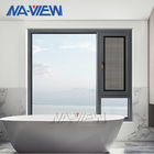Guangdong Naview Aluminum Frame Double Glazed Tempered Glass Swing Window supplier