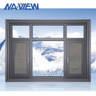 Aluminum Frames Sound Proof Casement Window Cheap Price Design supplier