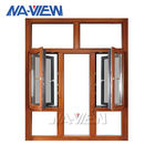 Oem / Odm 3 Panal Casement Window With Premium Security Solution Stainless Steel Wire Mesh supplier