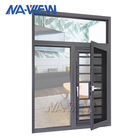 Australia Residential Aluminum Double Glaze Glass Casement Glazed Windows With Mosquito Net supplier