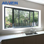 Guangdong NAVIEW Single Pane Horizontal Storm Sliding Glass Aluminum Profile Window From China supplier