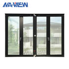 Guangdong NAVIEW Standard American Large Long Aluminum Side Bifold Folding Multifold Sliding Windows For House supplier