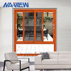 Guangdong NAVIEW Standard Custom Wooden Color Aluminium Sliding Window supplier