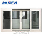 Guangdong NAVIEW Panama 4Mm Single Glass White Aluminum Sliding Window supplier