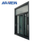 Guangdong NAVIEW Bedroom Tinted Price Design Black Door Sliding Aluminium Window supplier