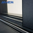 Guangdong NAVIEW Bedroom Tinted Price Design Black Door Sliding Aluminium Window supplier