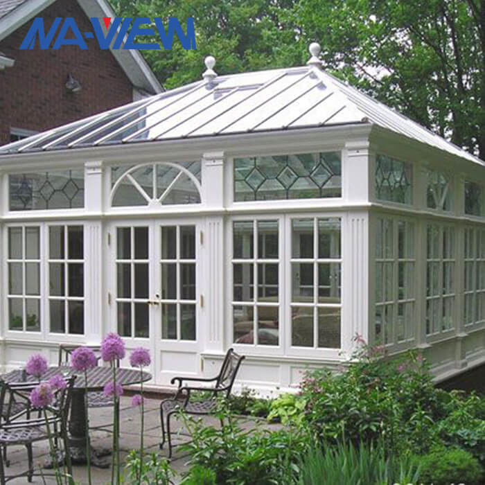 White Prefabricated Greenhouse Structures Prefab Glass Greenhouse supplier