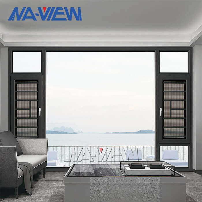 Luxury Australia &amp; American Standard Single Aluminum Casement Swing Window supplier
