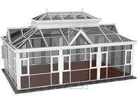 All Seasons Modern Sunroom Extension Enclosure Construction Slanting Roof supplier