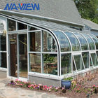 Custom Made Curved Roof Sunroom Front Of House All Season Room Additions supplier