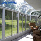 Four Seasons Deck Enclosures Curved Roof Sunroom Steel Frame Sunroom supplier