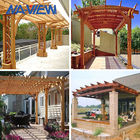 Customized 10x12 Pergola Canopy Garden Winds Pergola Residential Use supplier