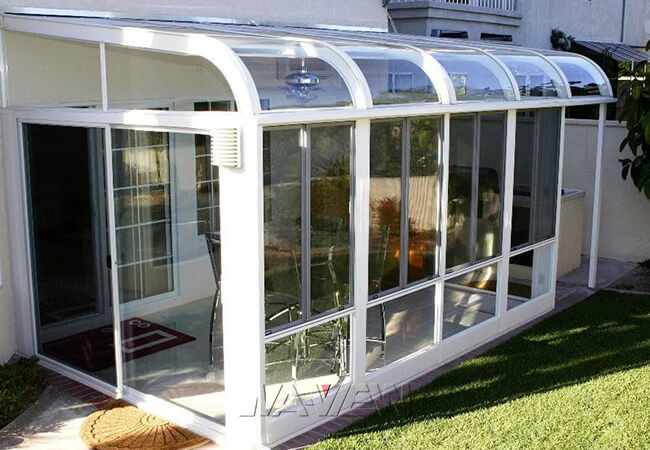 Deck Into Off Over Sunroom Enclosures Four Season Room Addition supplier
