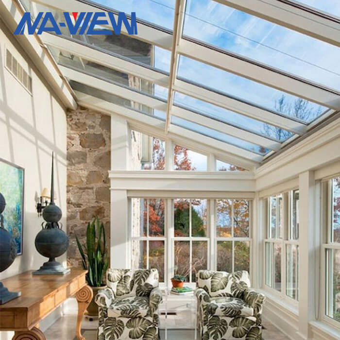 4 Seasons Single Slope Roof Sunroom All Glass Sunroom Enclosures Addition supplier
